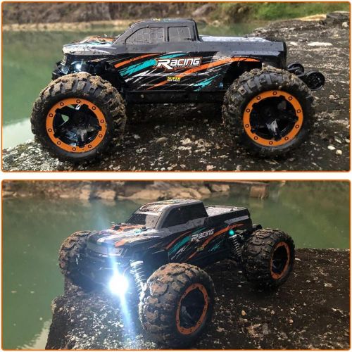  GoolRC 16889A RC Car, 1:16 Scale Remote Control Car, 4WD 45KM/H High Speed RC Truck with Brushless Motor, 2.4GHz All Terrain Off Road Rock Crawler, Electric Vehicle Toy for Adults