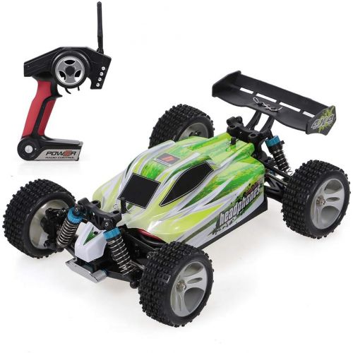  GoolRC WLtoys A959-B RC Car, 1:18 Scale 4WD 70KM/H High Speed Racing Car, 2.4GHz Remote Control Off Road RC Trucks Vehicle for Kids Adults