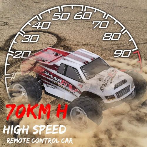  GoolRC WLtoys A979B RC Car, 1/18 Scale 4WD 70KM/h High Speed Buggy, 2.4GHz Remote Control Electric Big Foot Off Road Truck RTR for Kids and Adults