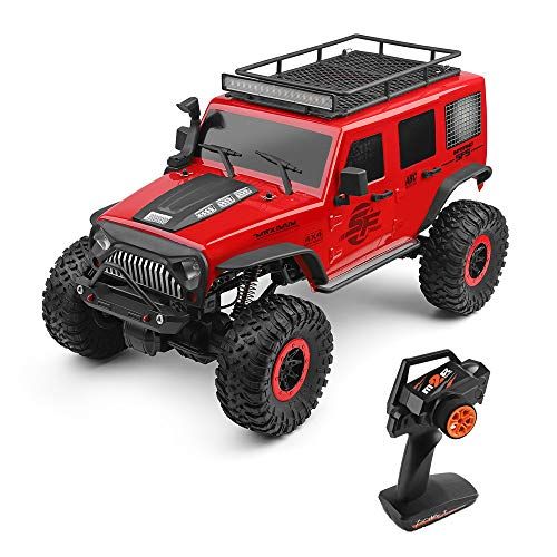  GoolRC WLtoys 104311 RC Car, 1/10 Scale 4WD 2.4Ghz Remote Control Car, Brushed Motor Off-Road Crawler Car RTR for Kids and Adults