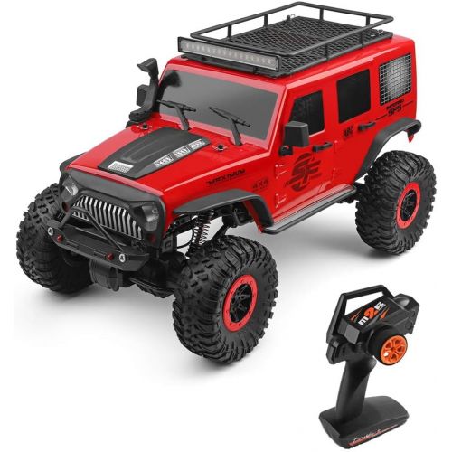  GoolRC WLtoys 104311 RC Car, 1/10 Scale 4WD 2.4Ghz Remote Control Car, Brushed Motor Off-Road Crawler Car RTR for Kids and Adults