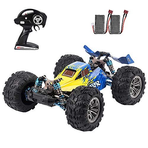  GoolRC F17 RC Car, 1/14 Scale 2.4GHz Remote Control Car, 4WD 70km/h High Speed Racing Car for Adults & Kids, All Terrain Off Road Truck RTR with Brushless Motor, Metal Chassis and