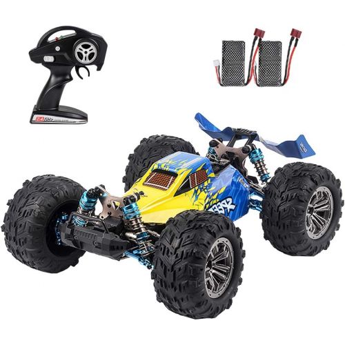  GoolRC F17 RC Car, 1/14 Scale 2.4GHz Remote Control Car, 4WD 70km/h High Speed Racing Car for Adults & Kids, All Terrain Off Road Truck RTR with Brushless Motor, Metal Chassis and