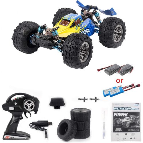  GoolRC F17 RC Car, 1/14 Scale 2.4GHz Remote Control Car, 4WD 70km/h High Speed Racing Car for Adults & Kids, All Terrain Off Road Truck RTR with Brushless Motor, Metal Chassis and