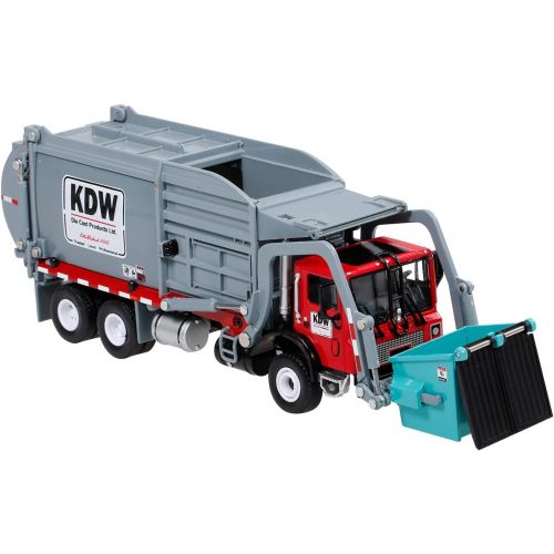  GoolRC Garbage Carrier Truck, 1:24 Alloy Diecast Barreled Waste Material Transporter Vehicle Model, Kids Toys for Boys Girls Birthday