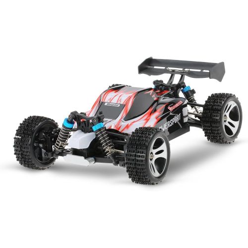  Goolsky Original Wltoys A959 Upgraded Version 1/18 Scale 2.4G Remote Control 4WD Electric RTR Off-Road Buggy RC Car