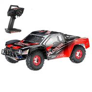 Goolsky WLtoys 12423 RC Car, 1/12 Scale 2.4GHz Remote Control Car, 4WD Electric Brushed Short Course RTR RC Truck