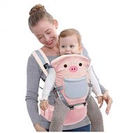 Goowrom Baby Sling, Baby Carrier 4-in-1 Ergonomic Sling Baby Wrap Backpack Pouch Bag for 0-36 Months Newborn to Toddler(Pink)