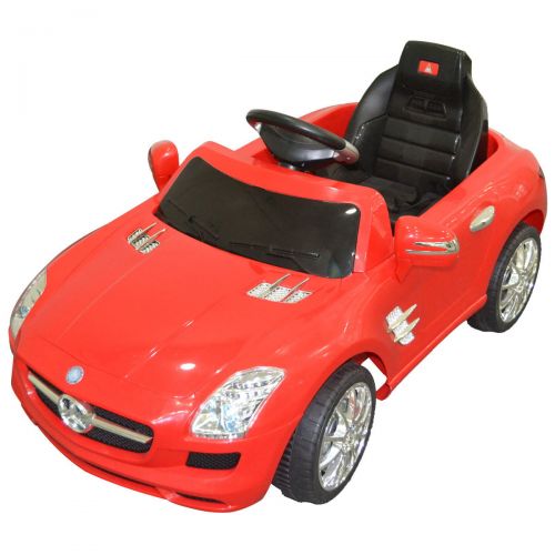  Goplus red mercedes benz sls rc mp3 kids ride on car electric battery toy