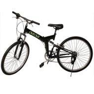 /Goplus New 26 Folding 6 Speed Mountain Bike Bicycle School Sport Black Shimano Parts