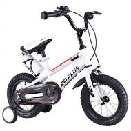 Goplus BMX Freestyle Kids Bike Boys and Girls Bicycle with Training Wheels Perfect Gift for Kids, 16 (White)
