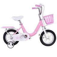 Goplus Kids Bike Boys and Girls Bicycle with Training Wheels and Basket for Kids, 12