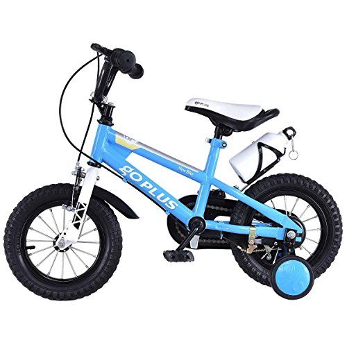  Goplus Freestyle Kids Bike Bicycle 12inch 16inch 20inch Balance Bike with Training Wheels for Boys and Girls