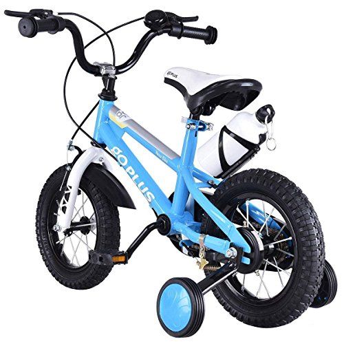  Goplus Freestyle Kids Bike Bicycle 12inch 16inch 20inch Balance Bike with Training Wheels for Boys and Girls