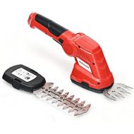 Goplus 2 in 1 Cordless Grass Shear + Hedge Trimmer w/ 3.6V Rechargeable Battery