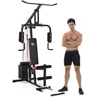 Goplus Multifunction Home Gym System Weight Training Exercise Workout Equipment Fitness Strength Machine for Total Body Training