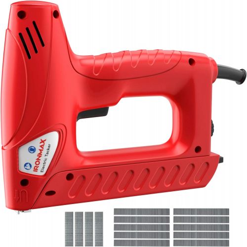  [아마존베스트]Goplus Electric Brad Nailer, Multi-tacker Staple Nail Gun for Upholstery and Home Improvement, Includes 800pcs Staples and 200pcs Nails