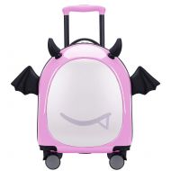 Goplus Ginza Travel Little devil Unisex Spinner Kids Luggage 16 Inch