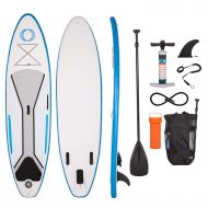 Goplus MOTION 10 Ft Youth and Adult Inflatable Stand Up Paddle Boards SUP Boards, Bottom Fin for Paddling, Surf Control, Non-Slip Deck