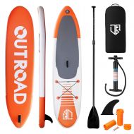 Goplus Max4out Inflatable SUP Stand Up Paddle Board Surfboard 11 Feets Soft Surf Board 6 inches Thick
