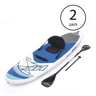 Goplus Bestway Hydro Force Inflatable 10 Foot Oceana Stand Up Paddle Board (2 Pack)