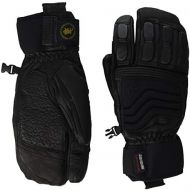 Gordini Mens WRANGELL 3 FINGER SOLID BLACK: EMPYREAN Glove
