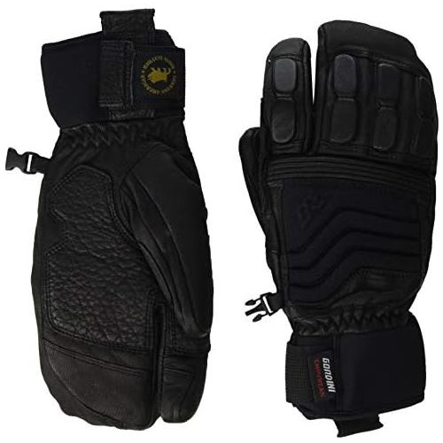  Gordini Mens WRANGELL 3 FINGER SOLID BLACK: EMPYREAN Glove