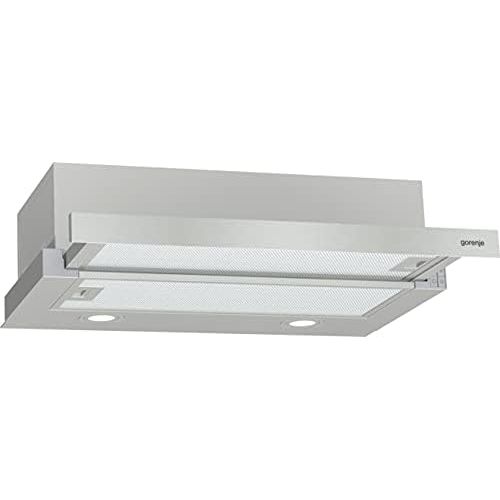  [아마존베스트]Gorenje TH62E4X cooker hood / LED lighting / polyurethane filter / exhaust air or recirculation mode.