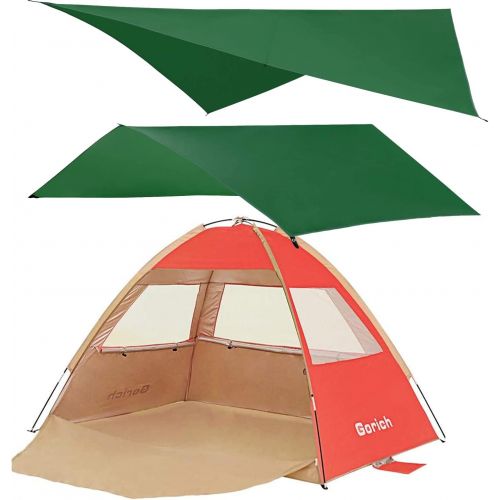  Gorich Waterproof Camping Tarp with Gorich Beach Tent