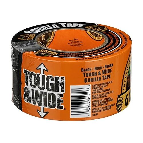  Gorilla Tough & Wide Duct Tape, 2.88