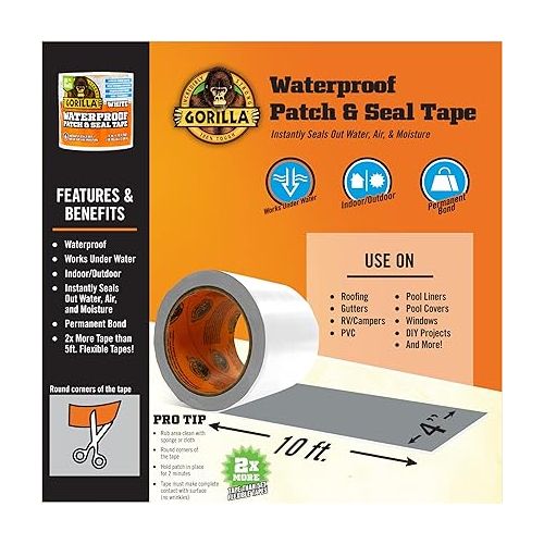  Gorilla Waterproof Patch & Seal Tape 4