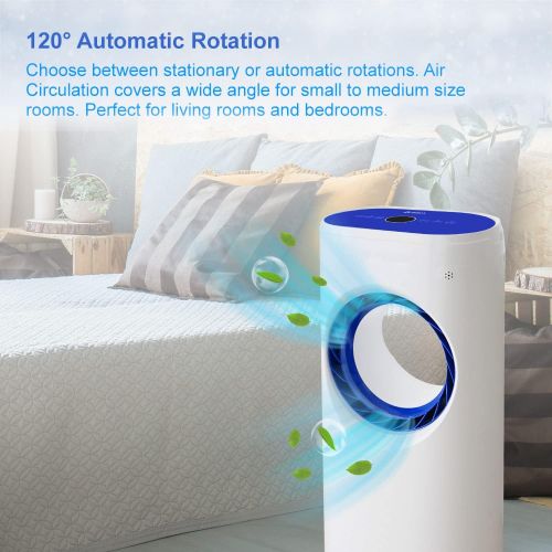  Gorilla Gadgets Evaporative Portable Air Cooling Bladeless Fan With 3 Speeds, Low Noise, Tower Design, Timer Options And Wireless Remote