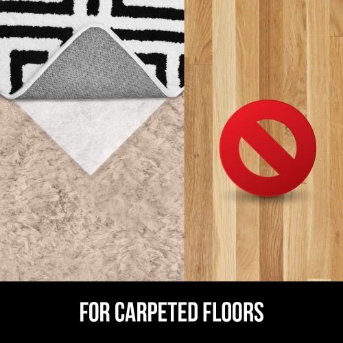  Gorilla Grip Original Area Rug Gripper Pad for Carpeted Floors, Made in USA, (5 x 7 Size) Helps Reduce Shifting & Bunching Many, Pads Provide Thick Cushion Under Rugs Over Carpet