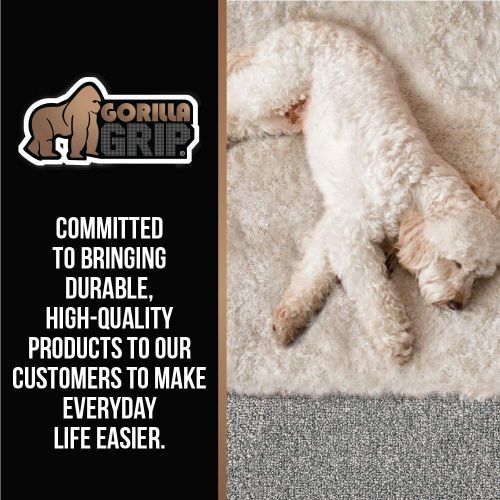  Gorilla Grip Original Area Rug Gripper Pad for Carpeted Floors, Made in USA, (5 x 7 Size) Helps Reduce Shifting & Bunching Many, Pads Provide Thick Cushion Under Rugs Over Carpet