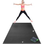 Premium Extra Large Exercise Mat - 8' x 4' x 1/4