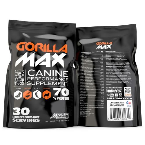  Gorilla Max HDP Gorilla MAX Protein Muscle Supplement for Dogs