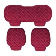 Gorla YwewY Car Seat Cushion,General Protector Cover Water Wave Anti-Skid Pad Mat Front & Back Set Small Size - 3PCs (Red)