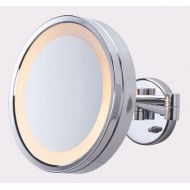 Goron Glass Co 10 Polished Chrome Finish Surround Light Wall Mount Makeup Mirror (Hardwired Model)