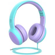 gorsun Kids Headphones with Limited Volume, Childrens Headphone Over Ear, Toddler Headphones for Boys and Girls, Wired Headset Earphones for Children