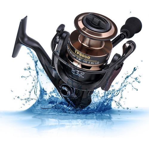  [아마존베스트]Gosccess fishing reels spinning reels freshwater saltwater fishing reel 14+1BB ball bearings spinning reel left/right interchangeable fishing reel