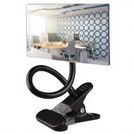 Gosear Office Clip On Cubicle Mirror, Computer Rearview Mirror, Convex Mirror for Personal Safety and Security Desk Rear View Monitors or Anywhere (Rectangle)