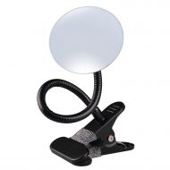 Gosear Office Clip On Cubicle Mirror, Computer Rearview Mirror, Convex Mirror for Personal Safety and Security Desk Rear View Monitors or Anywhere - Never Worry About People Behind You Ag