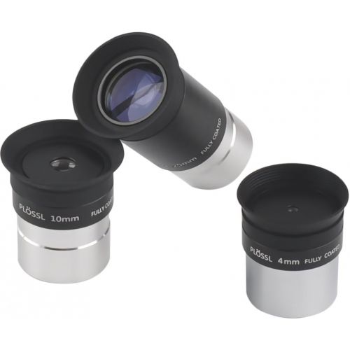  Gosky 4mm 10mm 25mm 1.25inch Multi-Coated Plossl Telescope Eyepiece Set/Telescope Lens Set - 4 Element Plossl Design - Standard Filters Threads