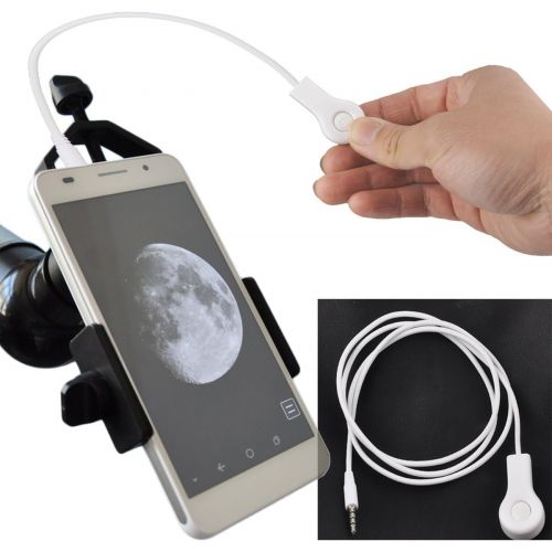  Gosky Cell Phone Adapter Mount ? Compatible with Binocular Monocular Spotting Scope Telescope Microscope-for Phone Sony Samsung Etc (Standard Type+ Wire Shutter)