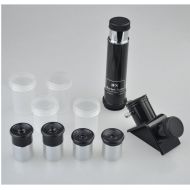 Gosky 0.965Inch Telescope Accessory Kit for 0.965 Telescope - with Four Eyepieces, one Diagonal, a 3X Barlow Lens