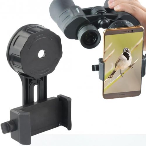  Gosky Telescope Phone Photo Adapter Universal Quick Aligned Cell Phone Digiscoping Adaptor Mount - Compatible with Binoculars Monocular Spotting Scope, Fit Almost All Brands of Sma