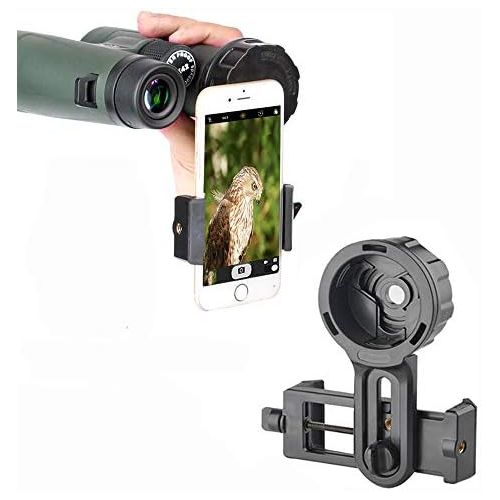  Gosky Spotting Scope Smartphone Camera Adapter, Telescope Camera Adapter, Cell Phone Adapter Mount for Binocular Monocular