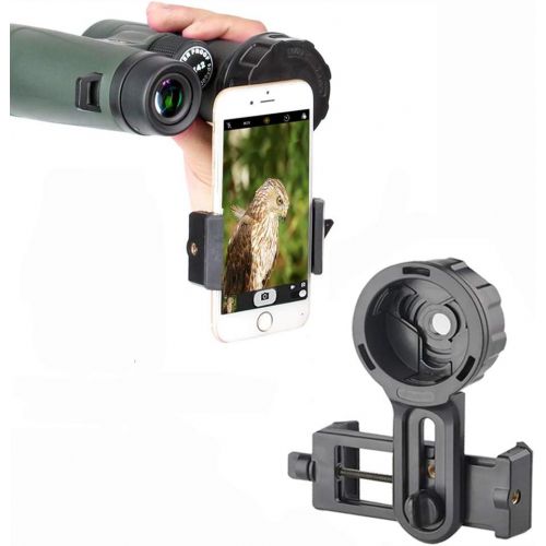  Gosky Spotting Scope Smartphone Camera Adapter, Telescope Camera Adapter, Cell Phone Adapter Mount for Binocular Monocular