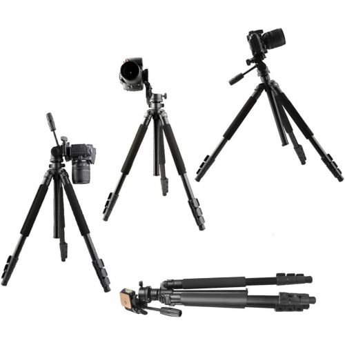  Gosky Tripod -Travel Portable Tripod for Spotting scopes, Binoculars, camcorders, or SLR Cameras (Pro Tripod (61-inch))