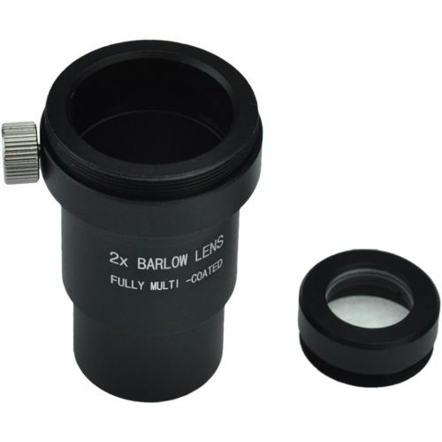  Gosky 1.25 Moon Filter & 2X Barlow Kit for Telescope Eyepieces